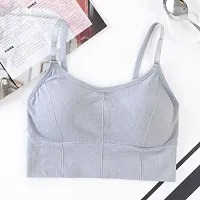 Stylish Women Cotton Non Padded Non-Wired Bra Pack of 2-thumb2