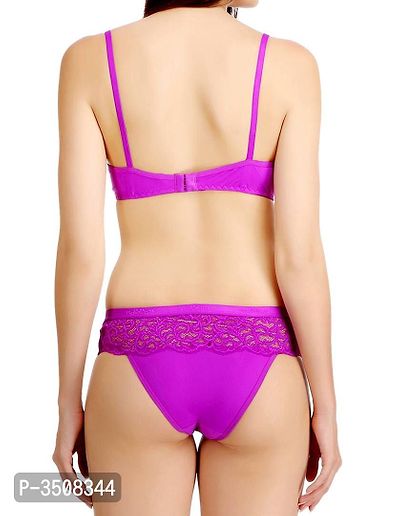 Women's Multicoloured Cotton Spandex Lingerie Set Combo Set-thumb4