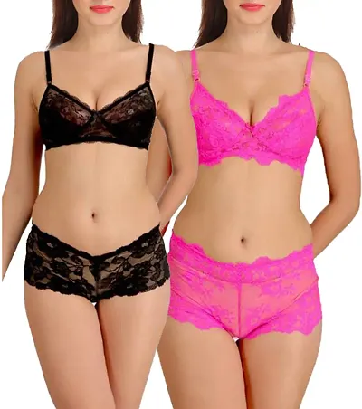 Lace Embroidered Lingerie Sets For Women