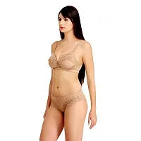 Fashion Comfortz Bra  Panty Set for Women Ll Ladies and Girls Lingerie Set-thumb2