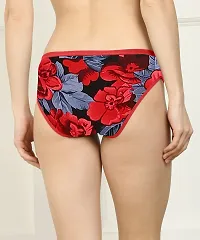 Stylish Cotton Silk Printed Hipster Panties For Women- Pack Of 6-thumb1