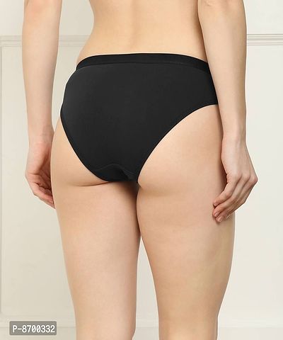 Stylish Cotton Silk Solid Hipster Panties For Women- Pack Of 3-thumb2