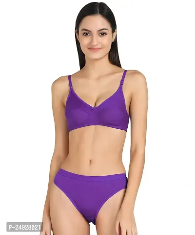 Buy Stylish Cotton Bra And Panty Set For Women Online In India At