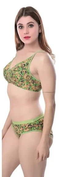 Stylish Multicoloured  Bra  Panty Set For Women Pack Of 2-thumb2