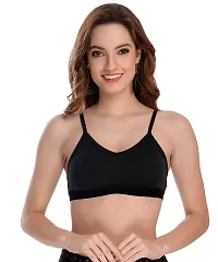 Stylish Multicoloured Cotton Solid Bras For Women Pack Of 2-thumb3