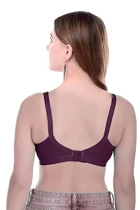 Stylish Multicoloured Cotton Solid Bras For Women-thumb3