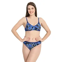 Earmark Women's Flower Ashu Lingerie Set (Multicolor, 30) - Pack of 3-thumb1