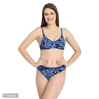 Earmark Women's Flower Ashu Lingerie Set (Multicolor, 30) - Pack of 3-thumb2