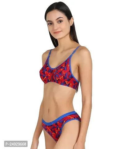 Stylish Cotton Bra And Panty Set For Women-thumb3