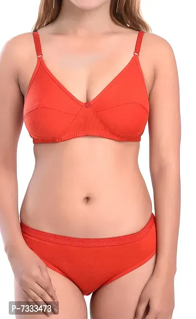 Buy PIBU-Women's Cotton Bra Panty Set for Women Lingerie Set Sexy Honeymoon  Undergarments ( Color : Brown )( Pack of 1 )( Size :32) Model No : Ruchi  SSet Online In India At Discounted Prices