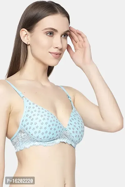 Stylish Cotton Printed Bras For Women- Pack Of 2-thumb2