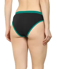 Stylish Green Cotton Blend  Briefs For Women-thumb1