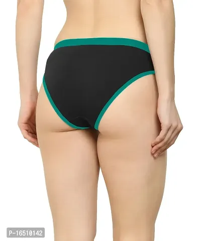 Stylish Green Cotton Blend  Briefs For Women-thumb2
