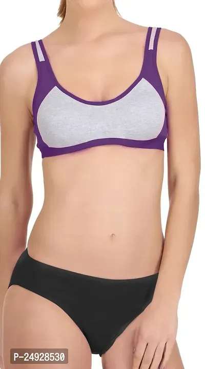 Stylish Cotton Bra And Panty Set For Women-thumb5