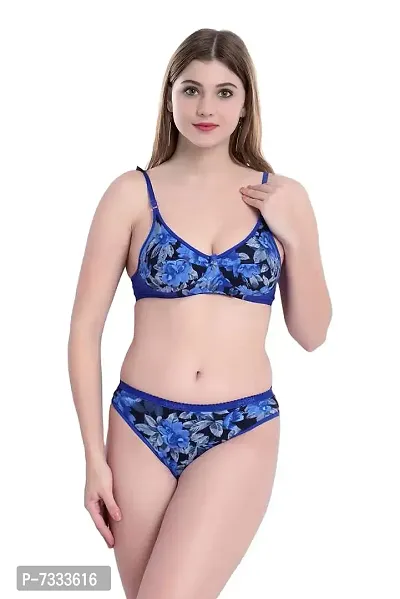 Buy PIBU-Women's Cotton Bra Panty Set for Women Lingerie Set Sexy