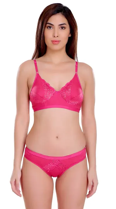 Buy Comffyz Fancy Design Bra Panty Set For Women