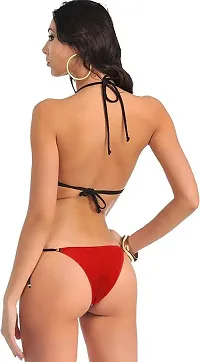 Elegant Red Satin  Baby Dolls For Women-thumb2