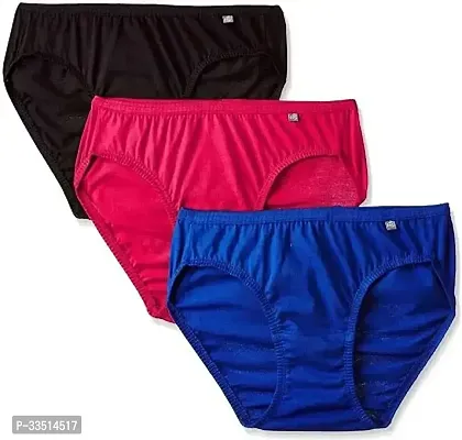 Women Cotton Hipster Multicolor Panties Pack of 3