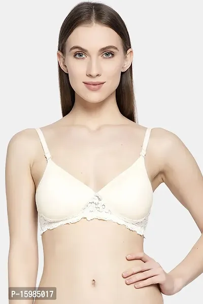 Stylish Women Cotton Padded Non-Wired Bra Pack of 1-thumb0