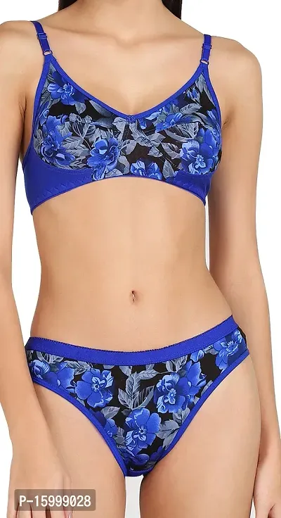 Buy Stylish Fancy Cotton Bra Panty Set For Women Pack Of 3 Online In India  At Discounted Prices