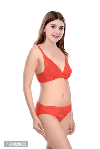 Stylish Cotton Bra And Panty Set For Women Pack Of 2-thumb3