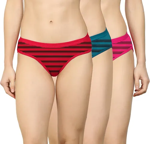 Cotton Printed Brief/Panty Combo