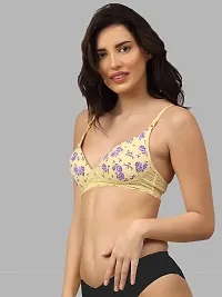 Stylish Women Cotton Non Padded Non-Wired Bra Pack of 2-thumb2
