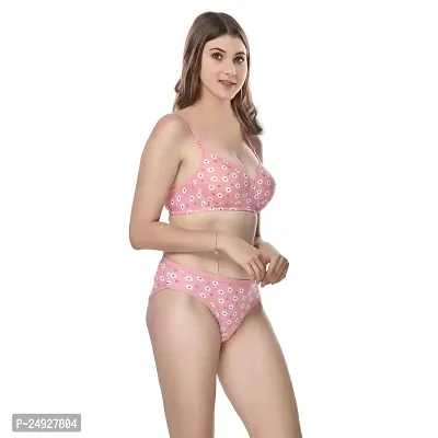 Stylish Cotton Bra And Panty Set For Women-thumb2