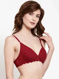 Stylish Cotton Solid Bras For Women- Pack Of 2-thumb1