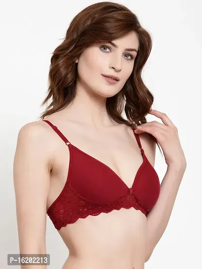 Stylish Cotton Solid Bras For Women- Pack Of 2-thumb2