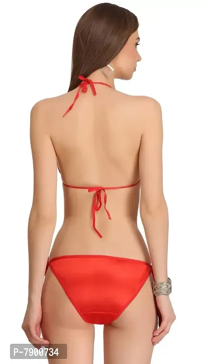 Fashion Comfortz Bra  Panty Set Red-thumb4