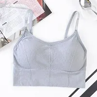 Stylish Cotton Self Design Bras For Women- Pack Of 3-thumb2