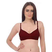 Stylish Cotton Solid Bras For Women- Pack Of 3-thumb4