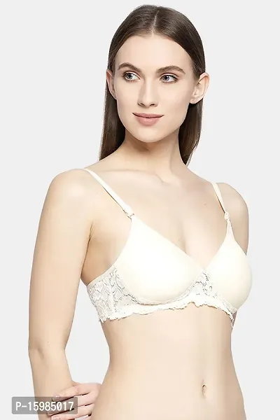 Stylish Women Cotton Padded Non-Wired Bra Pack of 1-thumb2