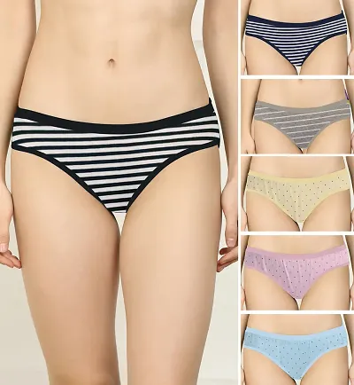 Women Silk Hipster Panties Combo Pack of