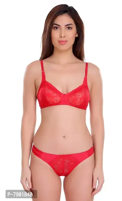 Buy Fashion Comfortz Bra Panty Set sexy Lingerie For Honeymoon Sex