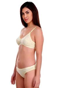 Fashion Comfortz Bra Panty Set|Sexy Lingerie for Honeymoon Sex|Lingerie Set for Women|Bra Panty Set for Women|Babydolls Sexy Lingerie for Honeymoon| Sexy Lingerie. Yellow-thumb2