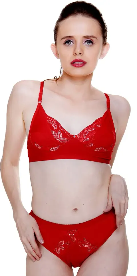 Fashion Comfortz 100% Silk Cotton Lingerie Sets