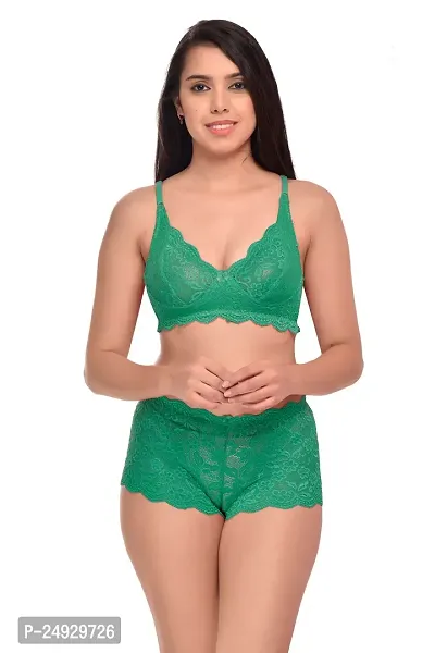 Stylish Cotton Bra And Panty Set For Women Pack Of 2-thumb2