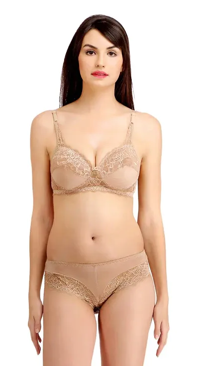 Fashion Comfortz Women's Bra Panty Set