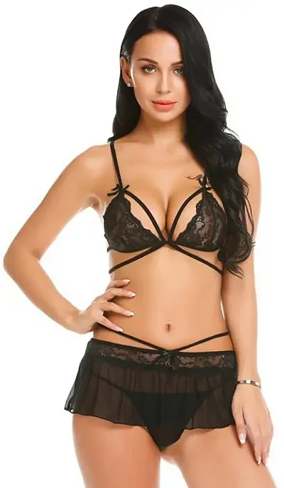 Hot Selling Net Baby Dolls Women's Nightwear 