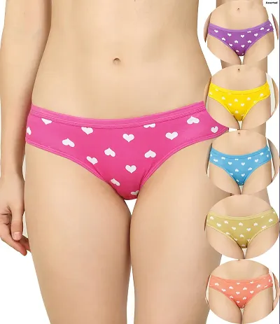 Trendy Printed Regular wear Brief Combo