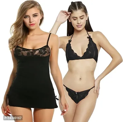 Buy Stylish Black Bra Panty Set For Women Online In India At Discounted  Prices