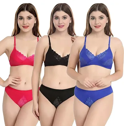 Tace Lingerie Sets Colour Pack of 3