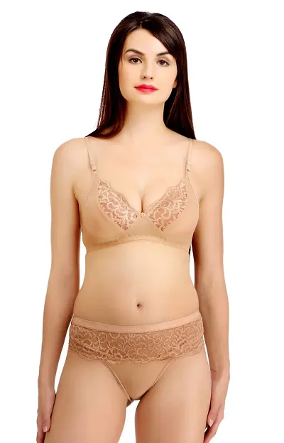 Must Have 75% net, 15% nylon, 10% wool lingerie sets 