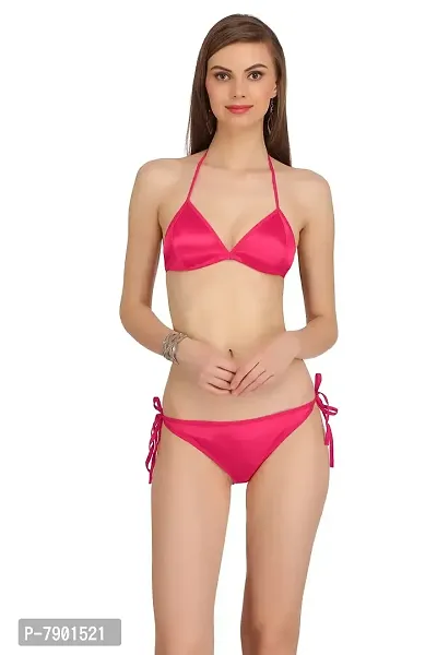 Buy Fashion Comfortz Womenrsquo;S Girls Satin Nylon Spandex Sexy Bra Sexy  Panty,Non Padded Bikini Swimwear Lingerie Set,Womenrsquo;S Girls Ladies  Undergarments,Sexy Lingerie Beach Innerwear for Women Girls Ladies Online  In India At Discounted