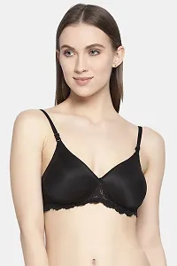 Stylish Black,Maroon Cotton Solid Bras For Women Pack Of 2-thumb3