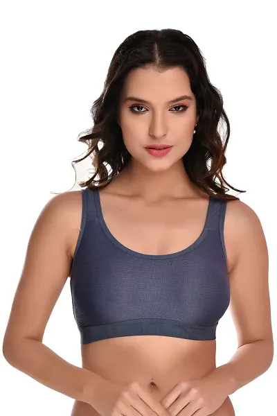 Buy PIFTIF 6 Strap Padded Bralette(Removable Pads) White at