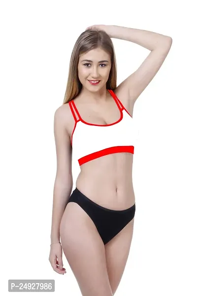 Stylish Cotton Bra And Panty Set For Women-thumb2