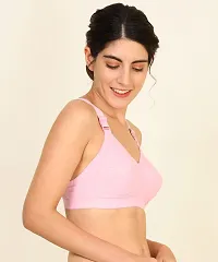 Stylish Multicoloured Cotton Solid Bras For Women Pack Of 2-thumb1